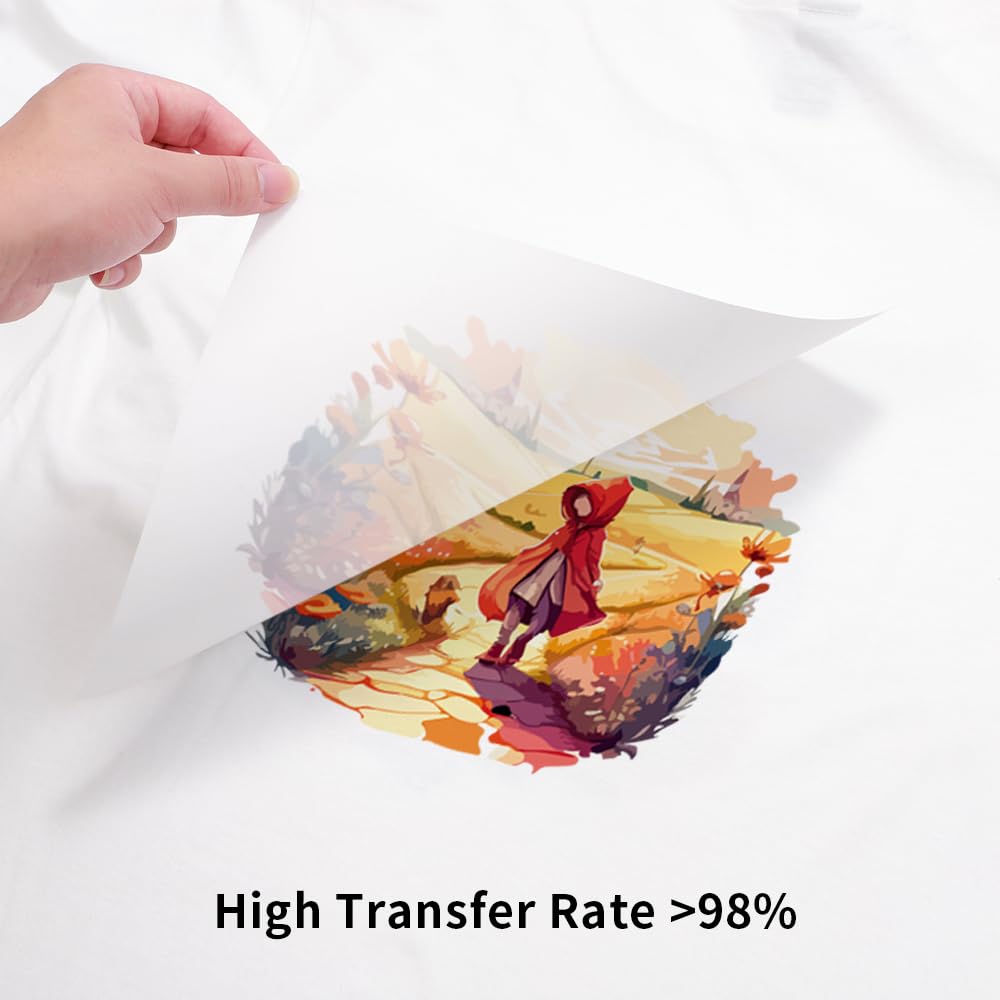 PYD Life 110 Sheets Sublimation Paper Blanks 8.5"x11" Heat Transfer Paper for Sublimation Blanks Tumblers Mugs Cups T-shirt Bags 120 g PYD Life