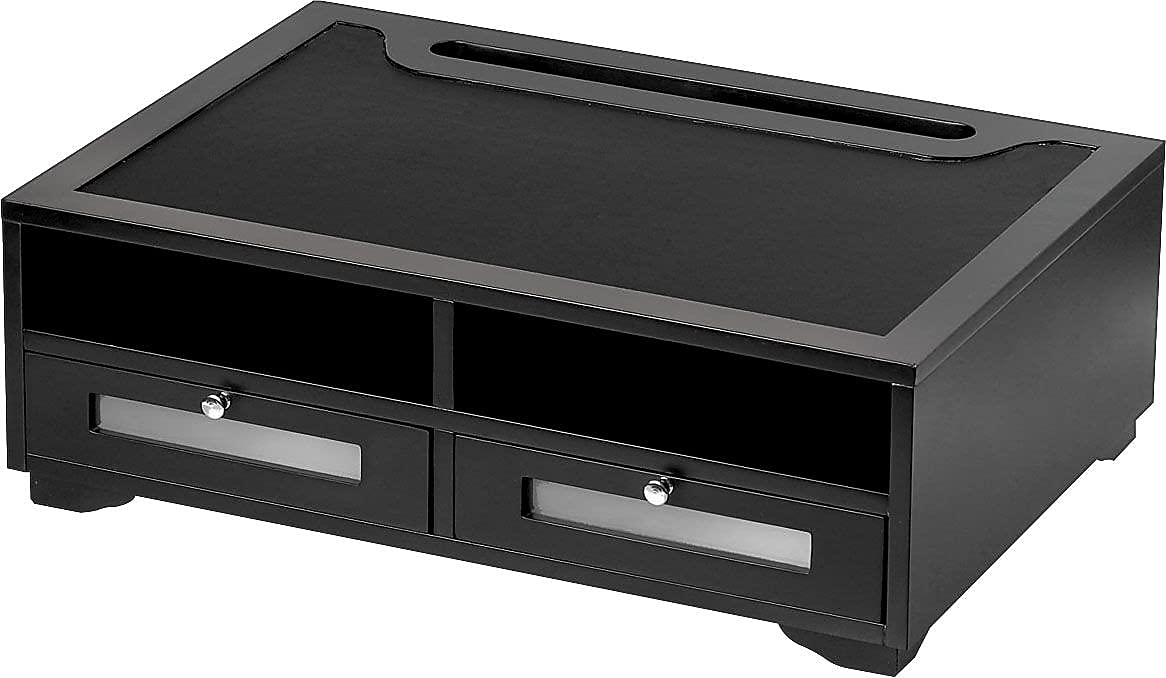 Victor Midnight Black Collection 1130-5 Wood Printer Stand, Black Victor