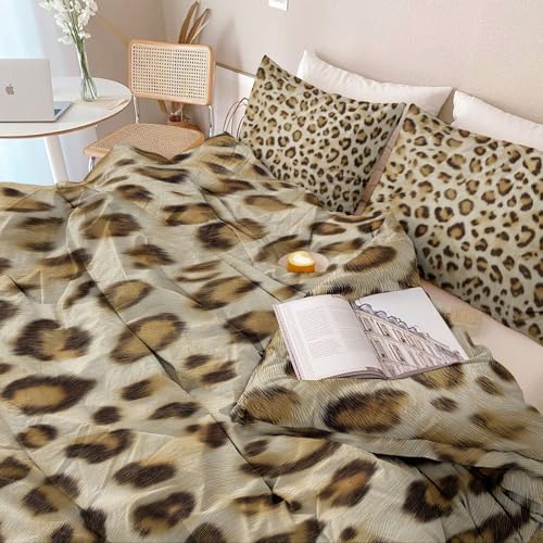 Single Bedding Set 3 Pieces with Minimalist Art Modern 1 Printed Zipper Closure Duvet Cover with 2 Pillow Shams, Ultra Soft Brushed Microfiber Multicolor for Kids Girls Generic