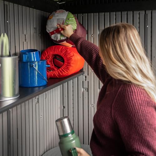 Lifetime 8 x 5 Ft. Modern Outdoor Storage Shed Lifetime