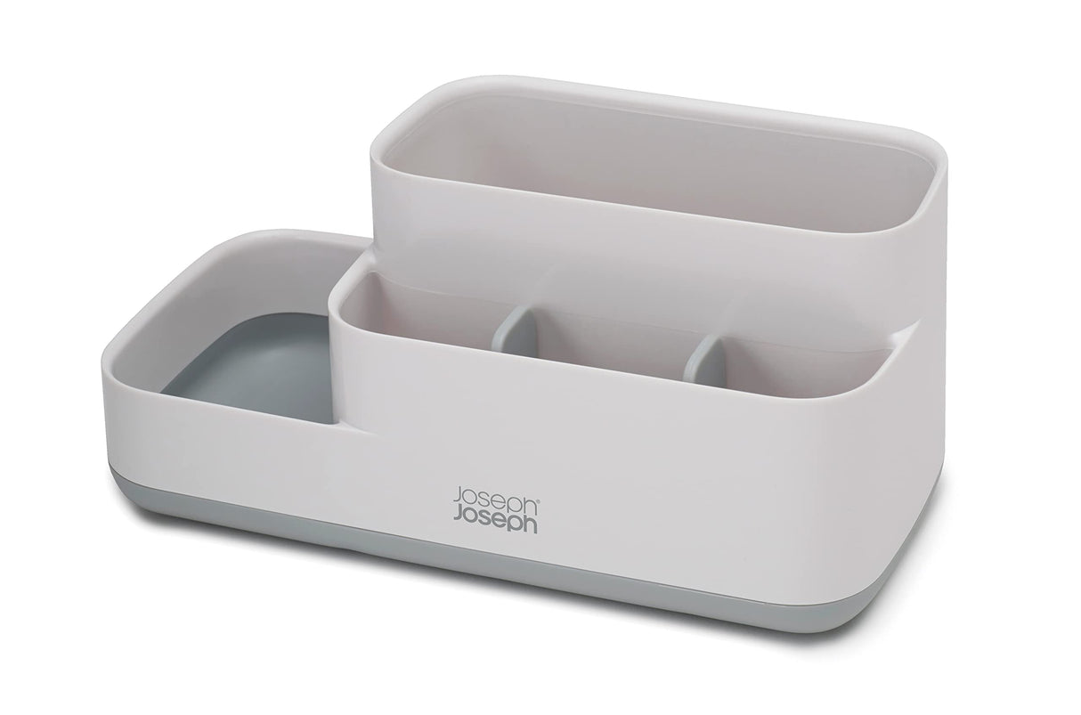 Joseph Joseph EasyStore Bathroom Storage Countertop Organizer Caddy , Gray Joseph Joseph