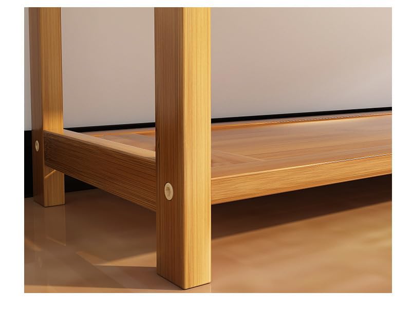 6 Tiers Natural Bamboo Shoe Rack (26.77 x 9.84 x 35.43)"(L x W x H) WoodArtSupply