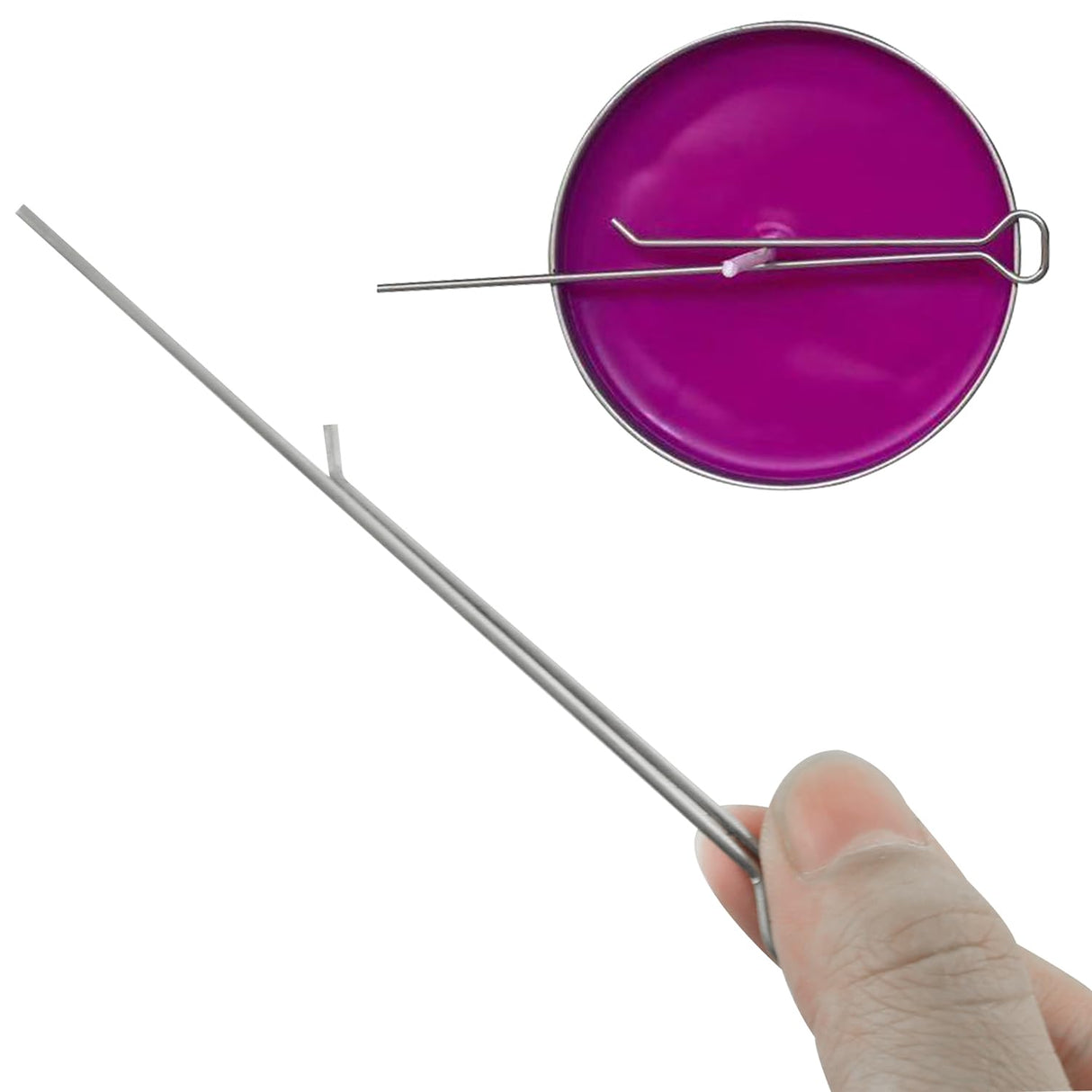Candel Wick Holder ZZLZX 20PCS 4.3 Inch Wick Holders for Candle Making, Metal Wick Centering Tool, Candle Wick Clip ZZLZX