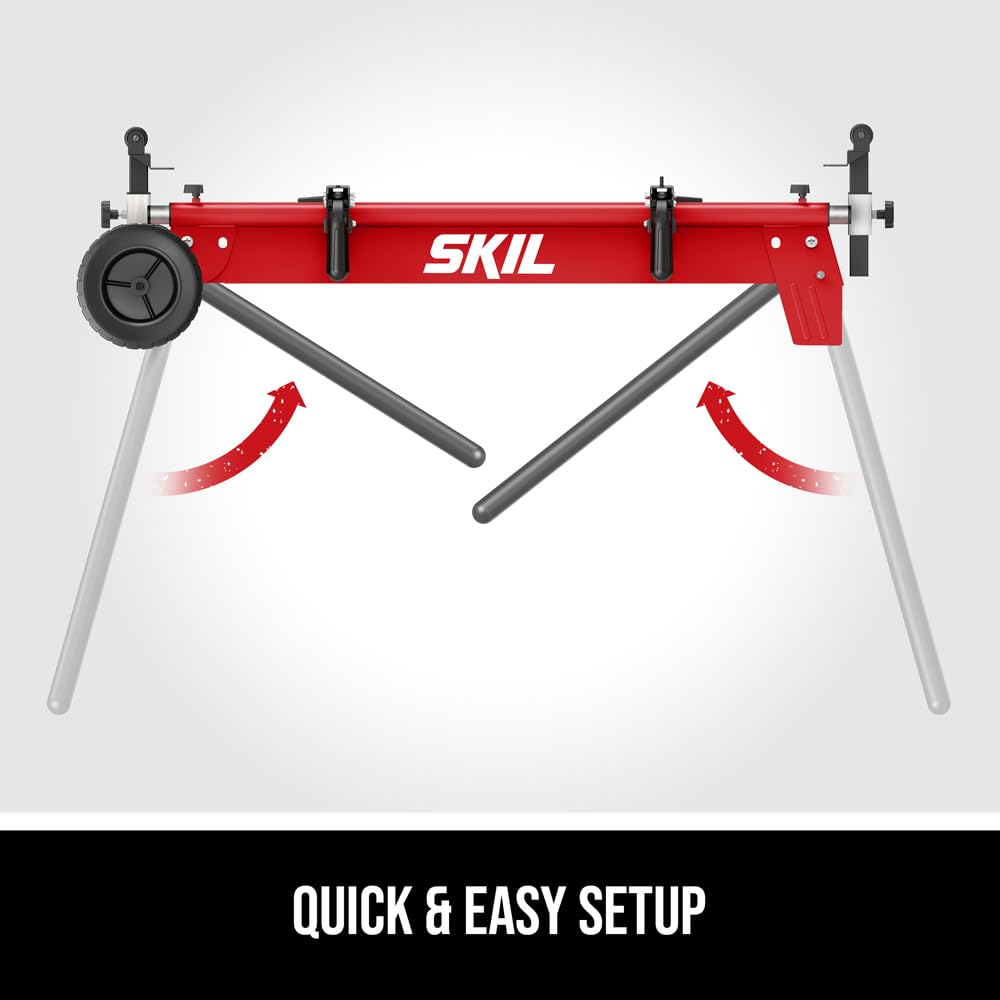 SKIL Portable Miter Saw Stand for MS6305-00 & MS6306-00 & Any Brand of Miter Saw-SRS0001 Skil