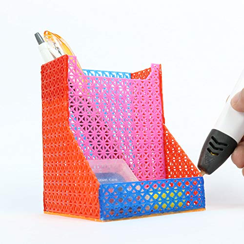 3D Pen Paper Stencils for Flower Pot, Pen Holder, School Bus, Bird House, Bicycle - Compatible with 3Dmate Base 3D Pen (Mat Not Included) 3Dmate