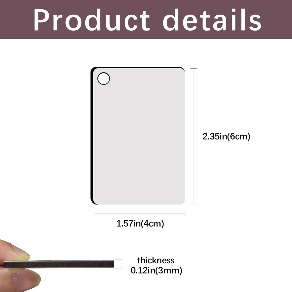 AiDiYGECO 15 PCS sublimation keychain blanks with Tassels Double Sided MDF sublimation keychains blanks bulk (WHITE, Rectangular) AiDiYGECO