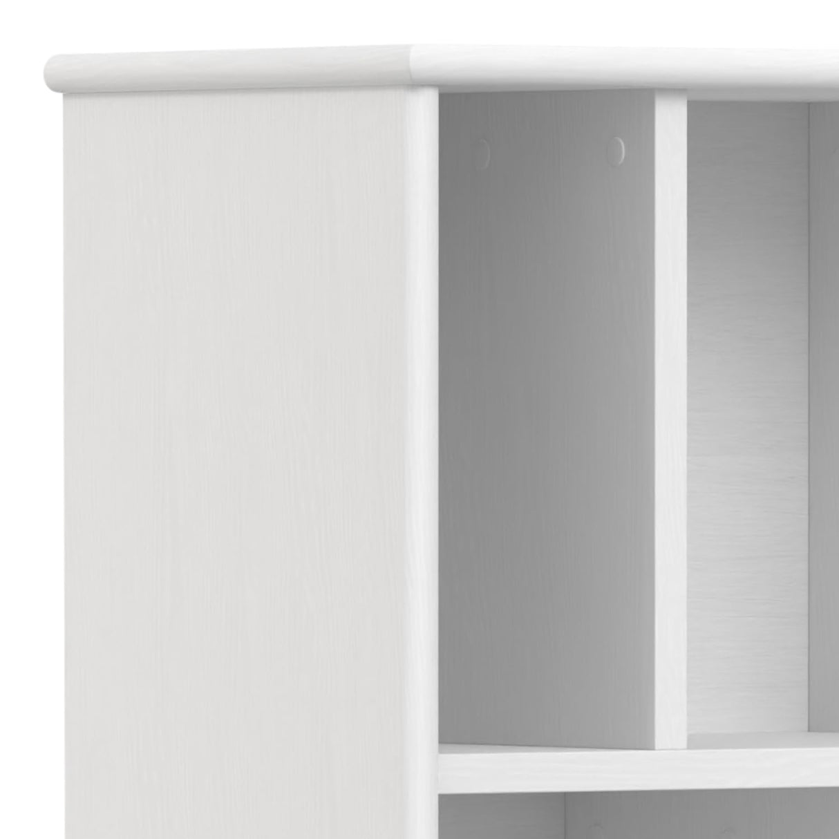 SIMPLIHOME Draper Solid Hardwood 64 inch x 22 inch Mid Century Modern Bookcase and Storage Unit in White for The Living Room, Study Room and Office SIMPLIHOME