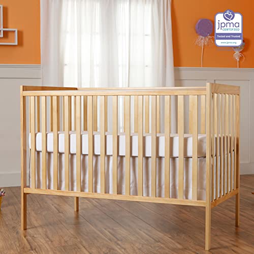 Dream On Me Synergy 5-In-1 Convertible Crib In Natural, Greenguard Gold Certified Dream On Me