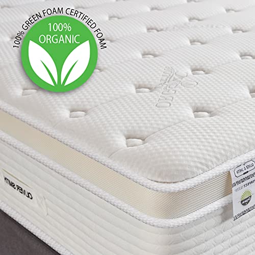 Oliver & Smith Twin Mattress- 14 Inch Hybrid Twin Size Mattress with Pocketed Coil Spring with High Density & Comfort Cold Foam- Eco-Friendly, Breathable Mattress Twin Size- Firm Mattress OLIVER & SMITH SINCE 1921