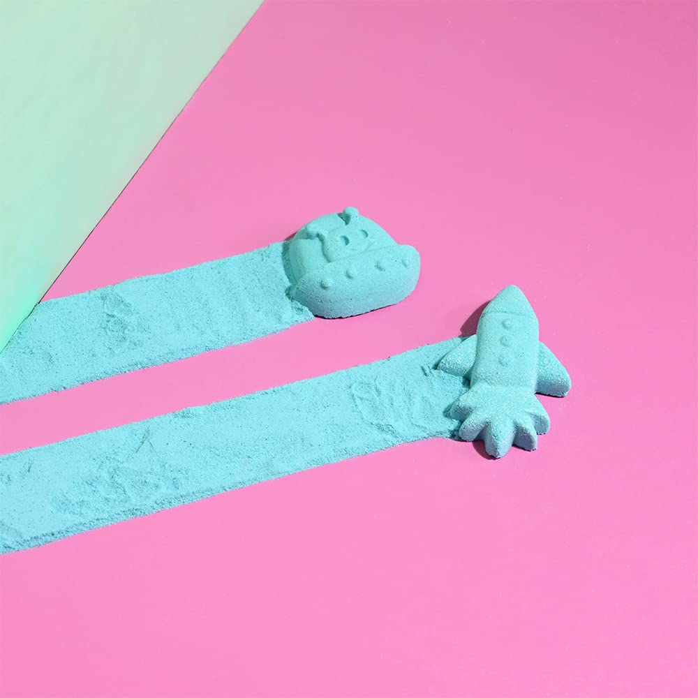 Nailmatic Cosmos DIY Bath Bomb Kit - Bath Bomb Making Kit for Kids, Make Your Own Bath Bombs, Includes Saucer & Rocket Molds, Vegan, Preservative Free, Ages 7+ Nailmatic