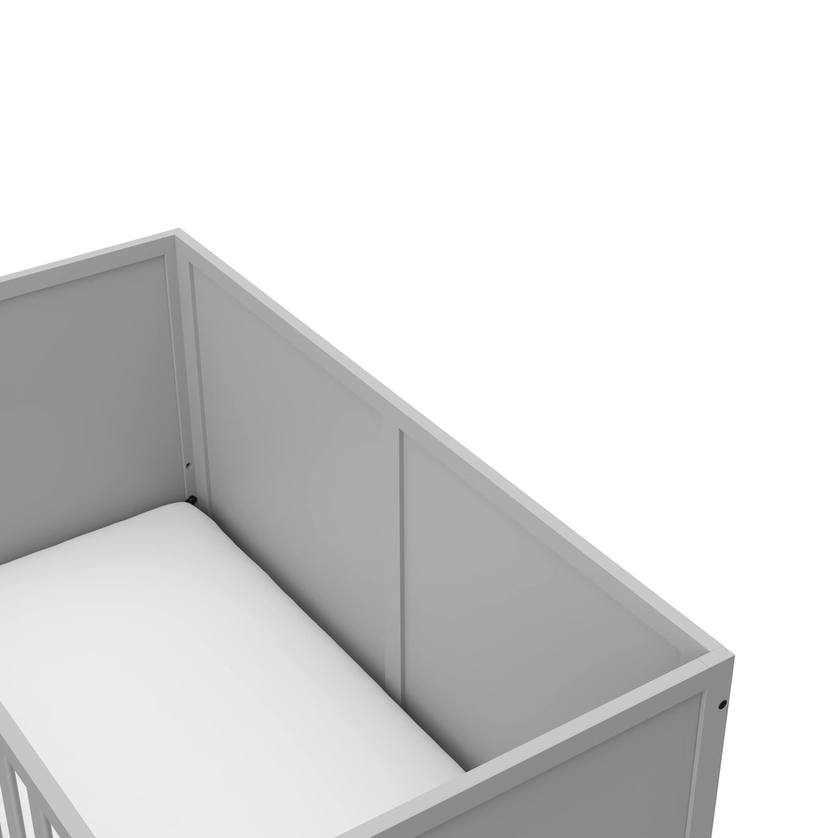 Graco Theo 3-in-1 Convertible Crib (Pebble Gray) - GREENGUARD Gold Certified, Converts to Toddler Bed & Daybed, Fits Standard Full-Size Crib Mattress, 4 Adjustable Mattress Heights Graco