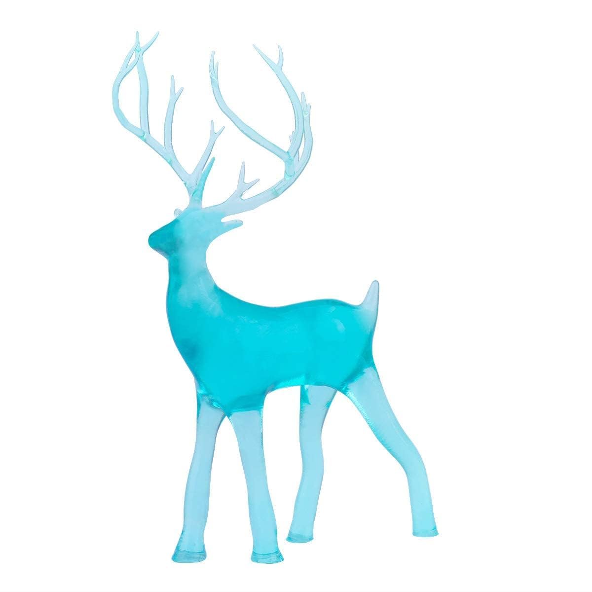 ELEGOO Water Washable 3D Printer Resin LCD UV-Curing Resin 405nm Standard Photopolymer Resin for Mars Saturn Jupiter MSLA DLP LCD 3D Printing 1000Gram Clear Blue ELEGOO