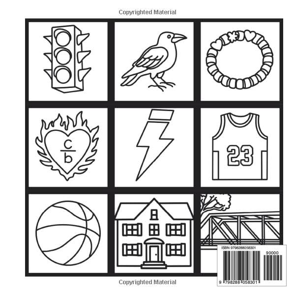 Ravens And Cheerleaders Bold And Easy Colouring Book: What Emma's Watching (Colouring Detail Practice Books) Majosta