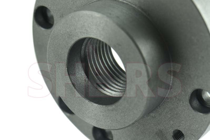 Shars 5" Fully Machined Threaded Back Plate 1-1/2-8 TPI for 3 or 4 Jaw Self Center Chucks 202-6192 Shars