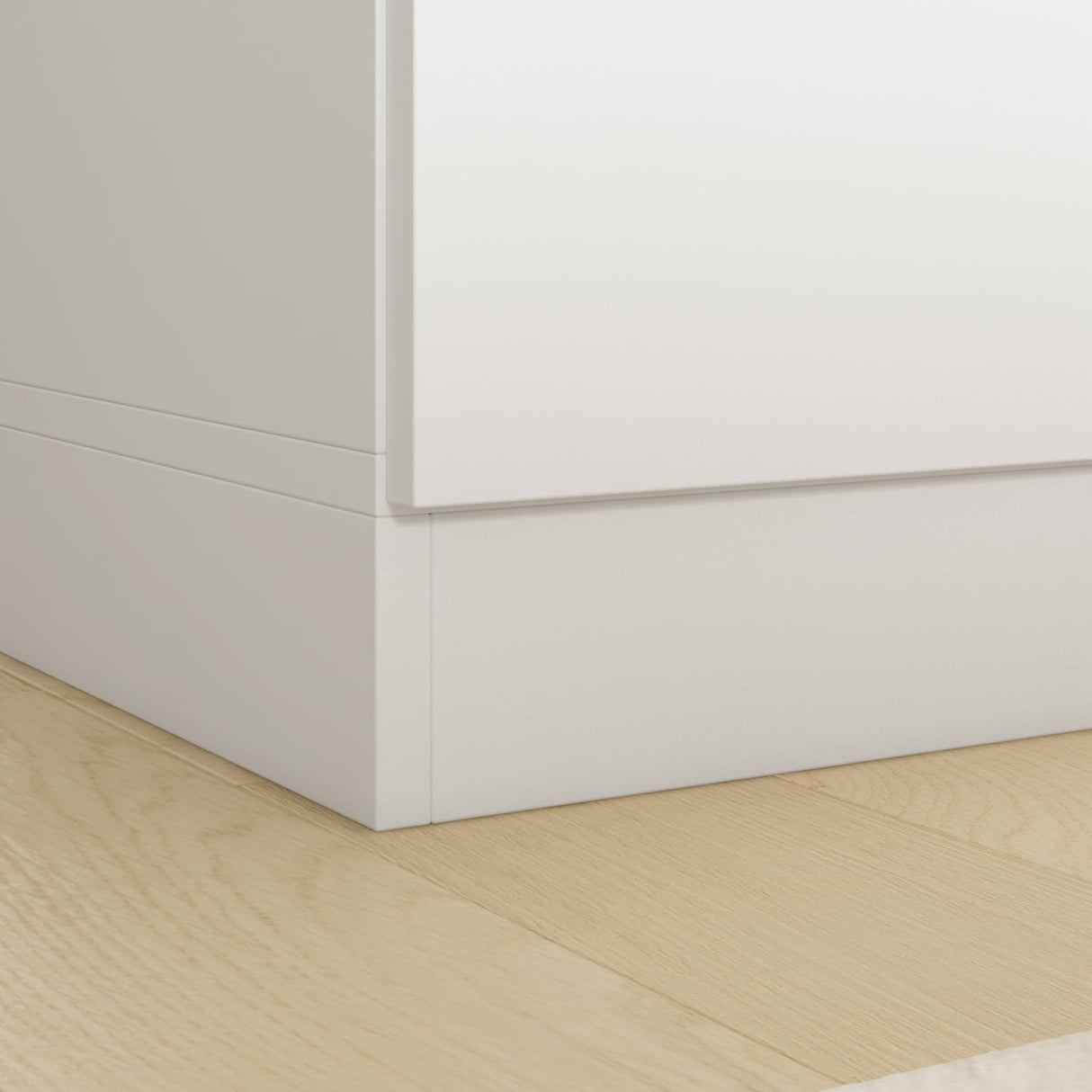 Homsee White 4-Door Wardrobe Armoire Wooden Closet with 2 Drawers, 6 Storage Cubes and 2 Hanging Rods, Large Storage Cabinet for Bedroom, White (63”L x 18.9”W x 70.9”H) Homsee