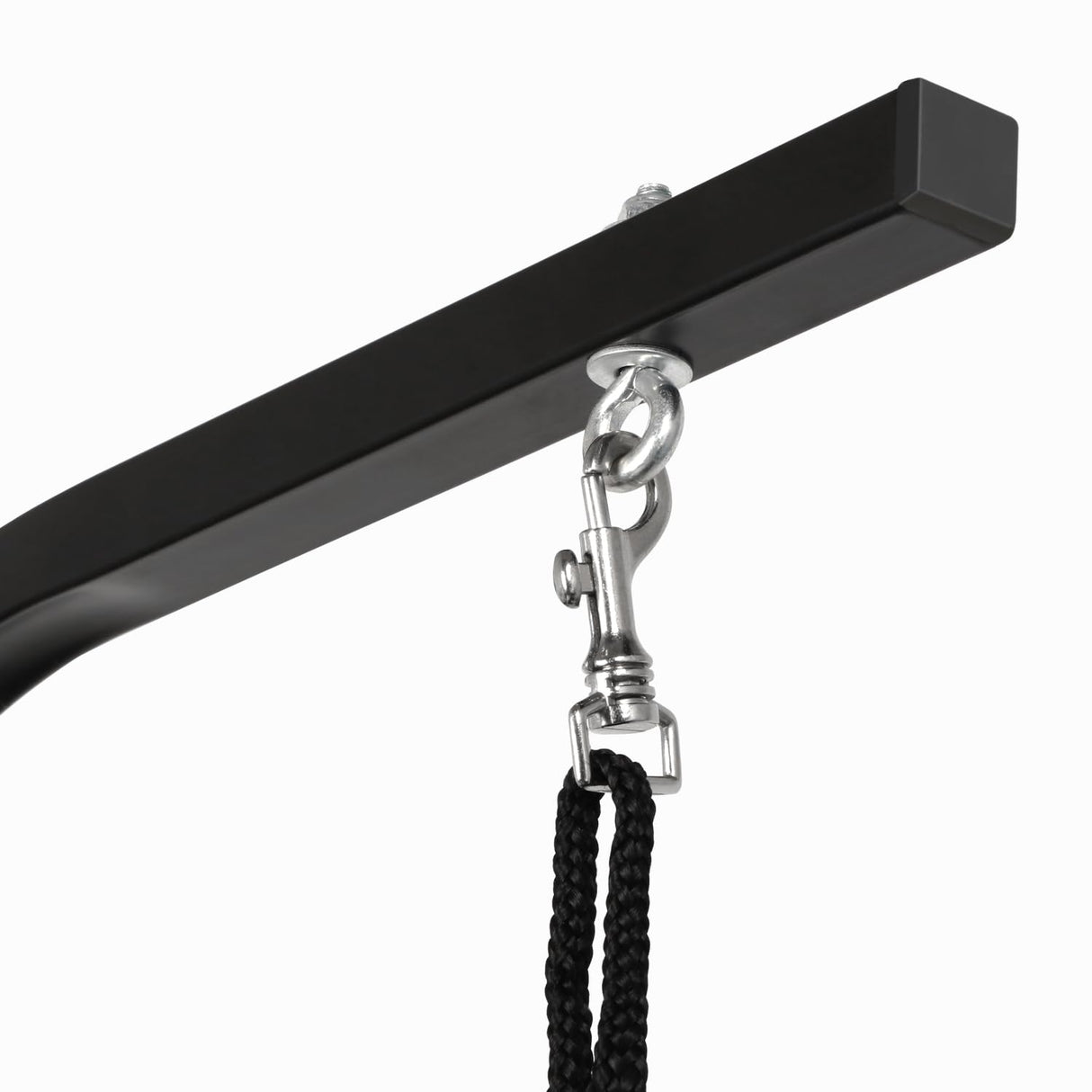 Yaheetech 32-inch Foldable Pet Dog Grooming Table with Adjustable Height Arm Drying Table for Home w/Noose for Small Dogs Cats Non-Slip Maximum Capacity Up to 220lbs Black Yaheetech