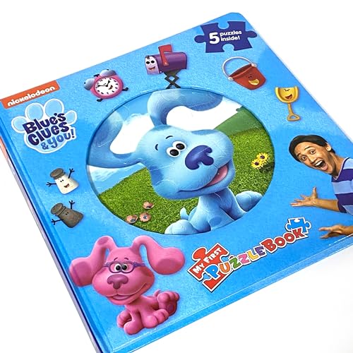 Phidal – Nickelodeon Blue’s Clues & You! My First Puzzle Book - Jigsaw Book for Kids Children Toddlers Ages 3 and Up Preschool Educational Learning - Gift for Easter, Holiday, Christmas, Birthday Phidal