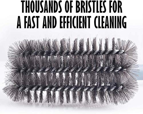 Best BBQ Grill Brush Stainless Steel 18" Barbecue Cleaning Brush w/Wire Bristles & Soft Comfortable Handle - Perfect Cleaner & Scraper for Grill Cooking Grates Best