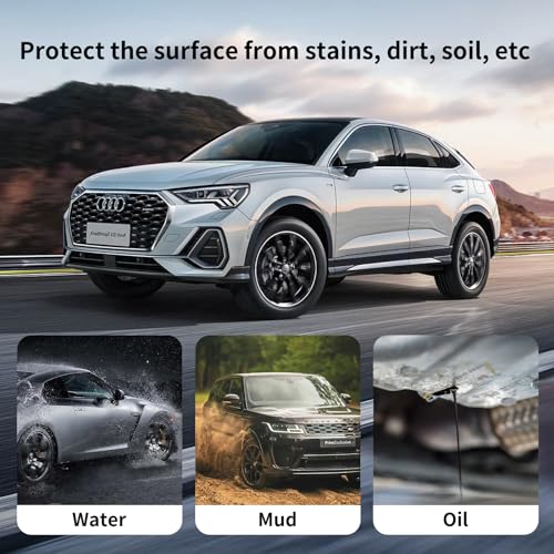 AAIN Garage Floor Mat 17' x 7'4" Waterproof/Durable Oil Spill Mat Protects Surfaces,Ideal for Under Car, Garage Flooring and Floor Protection for Garage A A IN