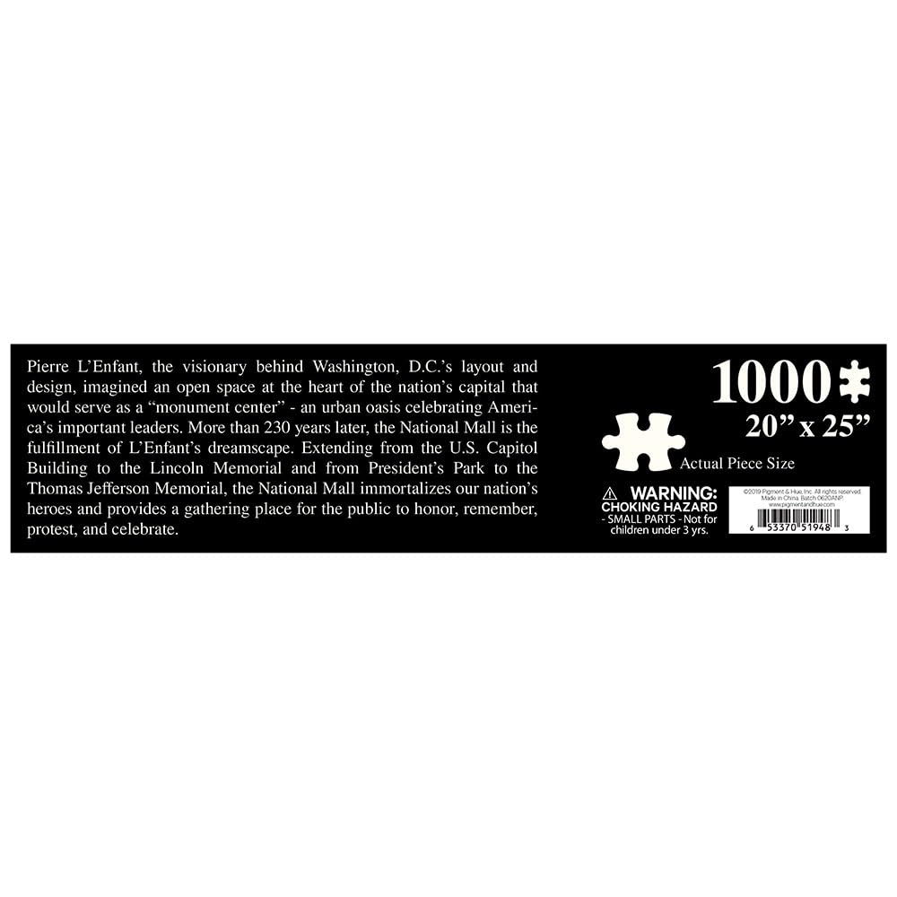 Washington, D.C. - 1000pc Jigsaw Puzzle by Pigment & Hue Pigment & Hue