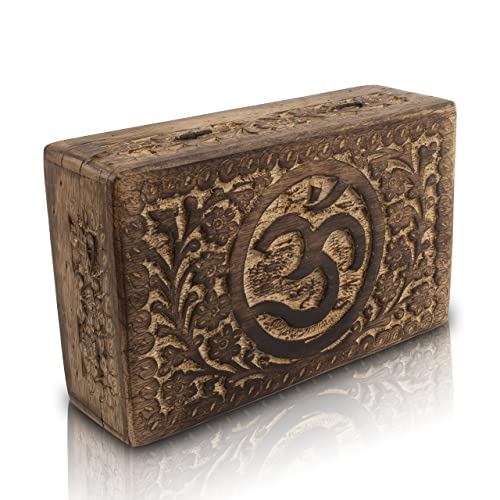 Great Birthday Gift Ideas Handmade Decorative Wooden Jewelry Box Jewelry Organizer Keepsake Box Treasure Chest Trinket Holder Watch Box Storage Lock The Great Indian Bazaar