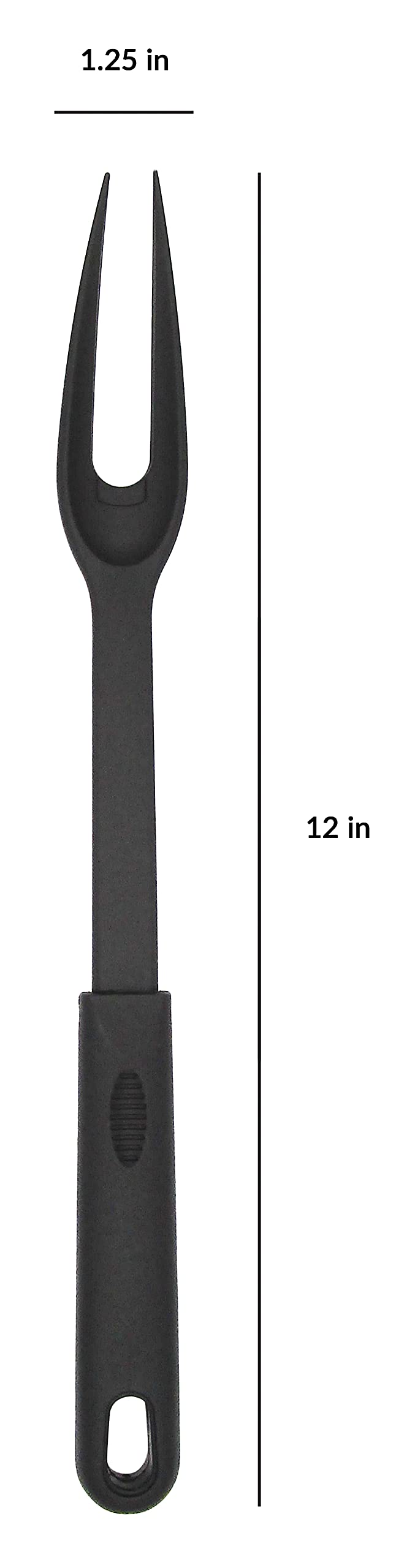 Hudson & Lane Heat Resistant Cooking Fork, Black Hudson & Lane
