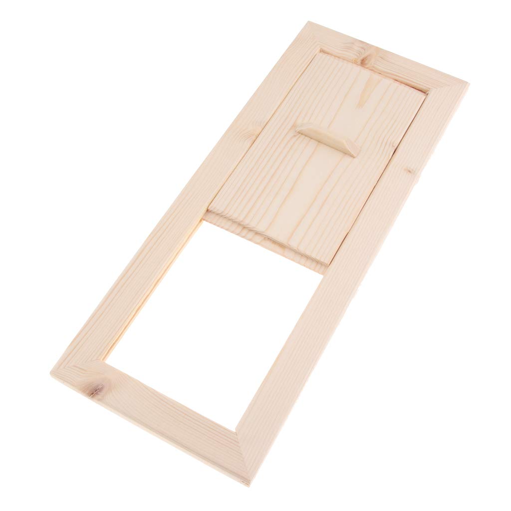 2 Pieces Cedar Sauna Air Vent Set - Premium Wooden Ventilation Panel For Home Sauna, Natural Wood Window Louver, Easy Install And Adjustable Size - Perfect For Relaxation And Fatigue Elimin Xiaojikuaipao