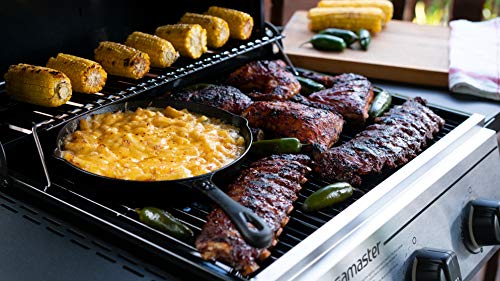 Megamaster 3-Burner Propane Gas Grill with Folding Side Tables, 30,000BTUs, 429.81 sq. in. Cooking Space, Stainless Steel Control Panel, Outdoor Kitchen Grill for BBQs, Patios, and More - 720-0988EA Megamaster