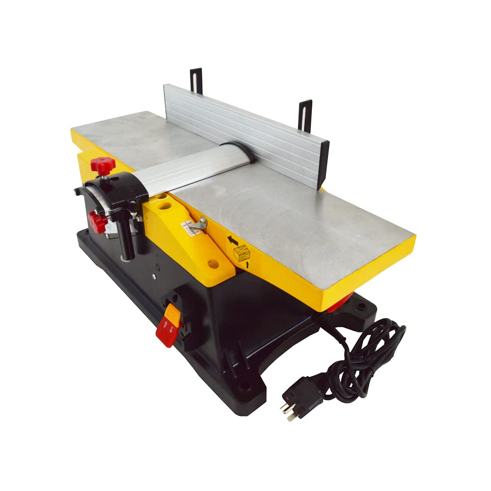 WYDDDARY 6" Woodworking Planer 12000rpm Benchtop Electric Planer Flat Planer Electric Wood Jointer AC220V WYDDDARY