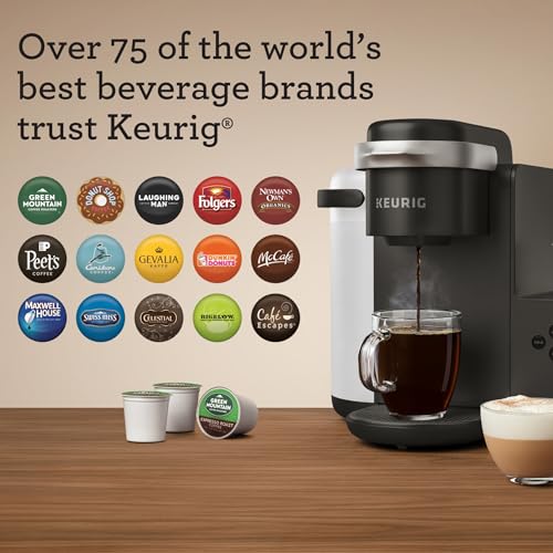 Keurig K-Cafe K-Duo Single Serve Coffee, Latte and Cappuccino Maker, Dark Charcoal Keurig