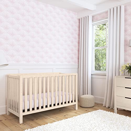 Carter's by DaVinci Colby 4-in-1 Low-Profile Convertible Crib in Washed Natural, Greenguard Gold Certified Carter's by DaVinci