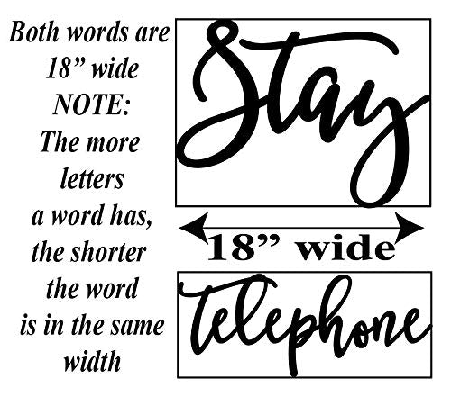 Custom Wood Word Sign, Wall Decor, Personalized Wooden Wall Art, Any cursive word or name sign Kobasic Creations