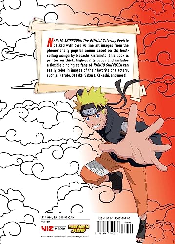 NARUTO SHIPPUDEN: The Official Coloring Book WoodArtSupply