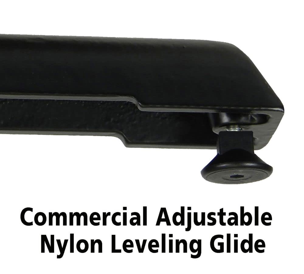 Correll 30" Round, Cocktail Bistro 42" High Table, Standing or Stool Pub Height, Black Granite High Pressure Laminate, Cast Iron Base, Top Made in The USA, Leveling Glides CORRELL, INC.
