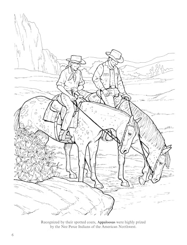 Big Book of Horses to Color (Dover Animal Coloring Books) Dover Publications