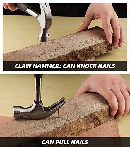 DOWELL Small Homeowner Tool Set 9 Pieces General Household Small Hand Tool Kit with Plastic Tool Box Storage Case DOWELL