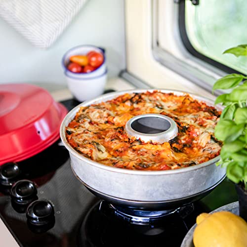 Omnia Oven. Your oven on the stove top. Ideal solution for boat oven, camp oven, and RV oven. Also known as a wonder pot. Omnia