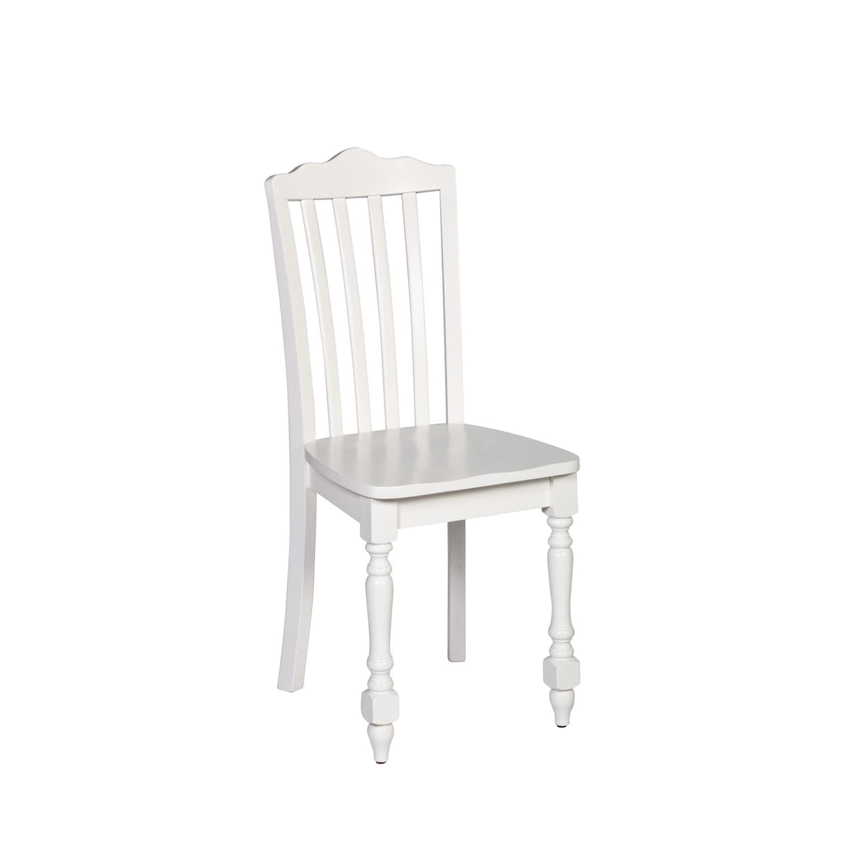 Hillsdale Furniture Lauren Wood Dining or Desk Chair, White Hillsdale