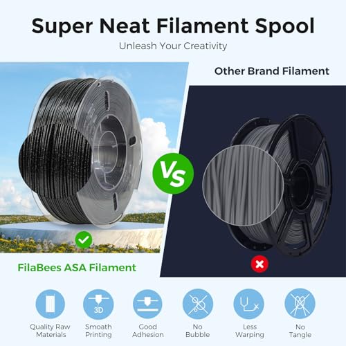 FLASHFORGE Adventurer 5M 3D Printer with Sparkle Black ASA 1.75mm 1kg FilaBees