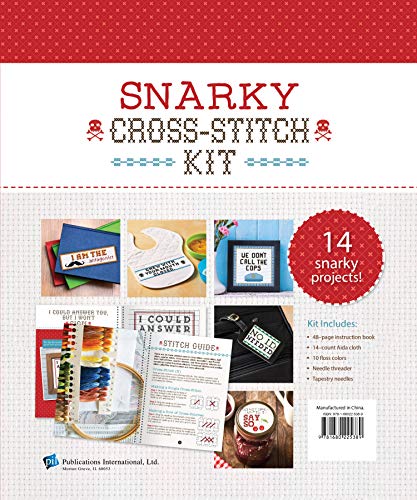 Snarky Cross-Stitch Kit Publications International, Ltd.