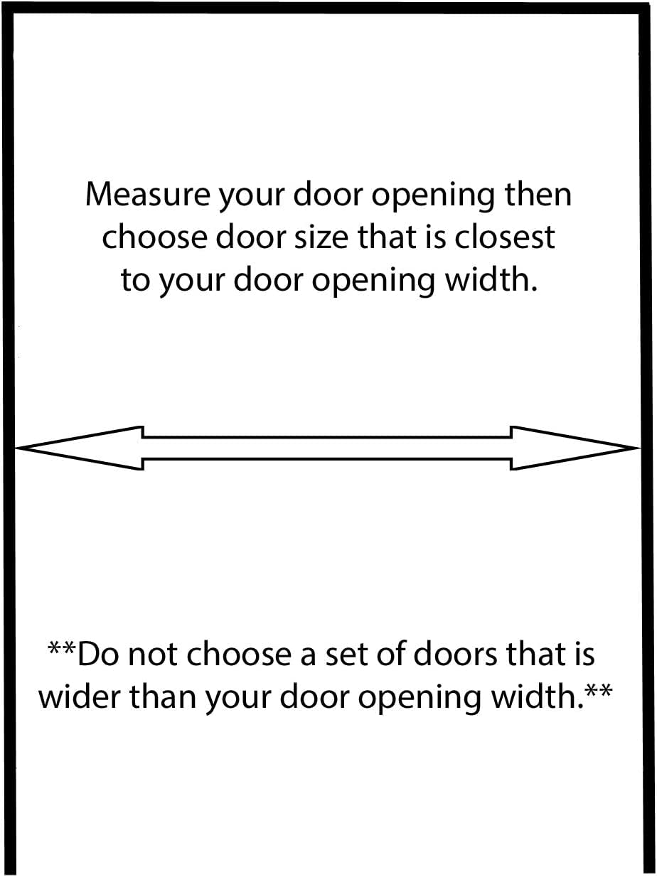 Swinging Cafe Doors Premade Cafe Doors - Interior Doors for Home, Western Swinging Doors, Wooden Saloon Doors - 1-1/8" Pine Wood Louvered Door W/Hinges Included (24"x42", Brass Hardware) Swinging Cafe Doors