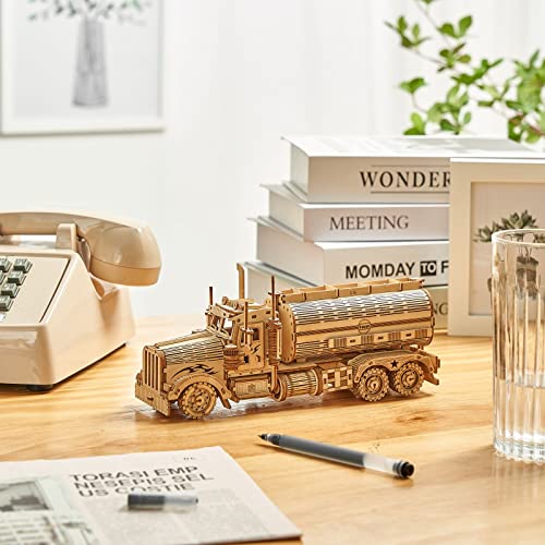 bennama 3D Wooden Puzzles Truck Model Kits, Brainteaser and Puzzle for Christmas/Birthday,Gifts for Adults and Teens to Build Combination bennama