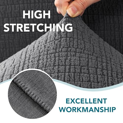 FantasDecor Full Futon Mattress Cover for Traditional Japanese Futon Mattress, Floor Mattress Cover with Zipper Sofa Bed Protector Machine Washable, Full Size, Grey FantasDecor