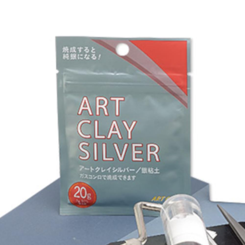 FMG Metal Clay Jewelry Making Kit - Precious Silver Metal Starter Kit FMG