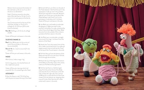The Muppets Official Crochet Amigurumi: 16 Projects to Create Your Favorite Muppets WoodArtSupply