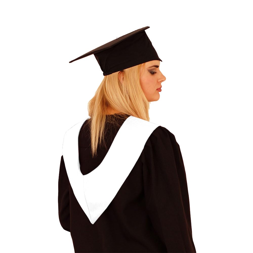 Graduation Stole Class of 2025 White Stoles for Graduation 2025 Graduation Sash Unisex Adult Plain Graduation Stole Graduation Honor Stole Sash Graduation Senior Sash 70”for Graduation Party Gifts FlexiTonic