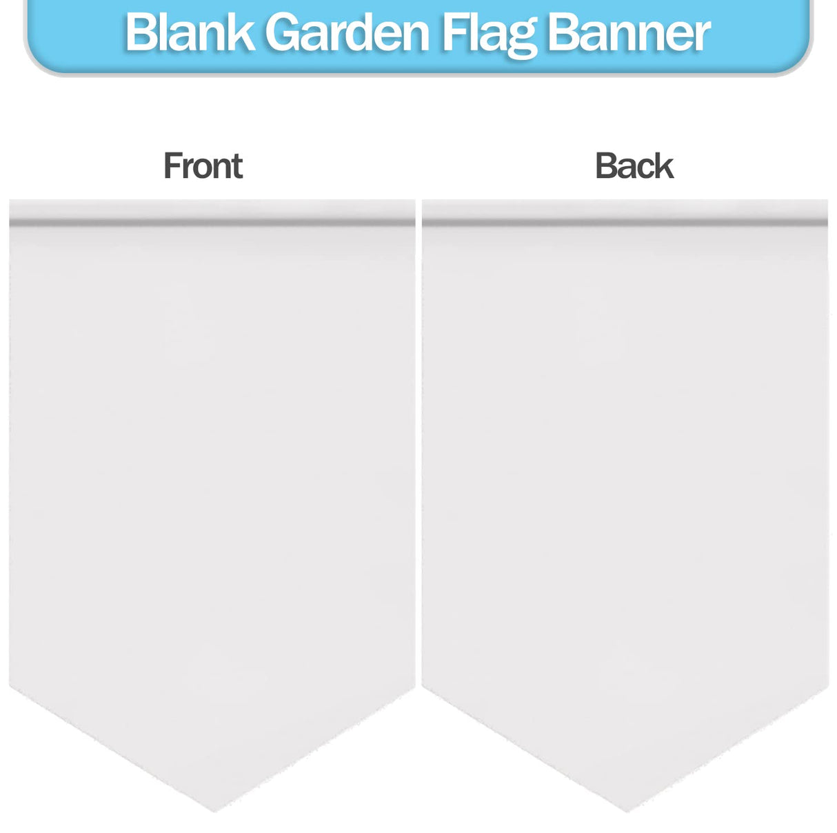 20Pcs Sublimation Garden Flags Blank Banners 12X18in Polyester Flags for Heat Transfer Printing Dye DIY Craft Indoor Outdoor Courtyard KKSUBCA