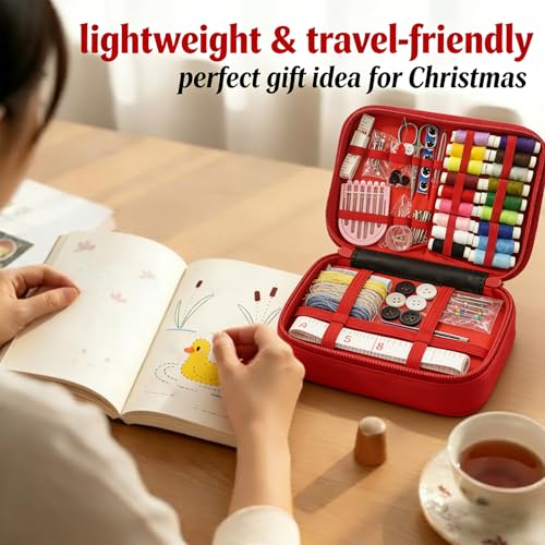 2026 Upgraded Embroidery Stitch Book Kit for Beginner, DIY Book Embroidery Kit with Full Tools and Instructional Tutorial 106 Patterns for Craft Lovers and Sew Enthusiast,DIY Craft Lovers (1pcs)