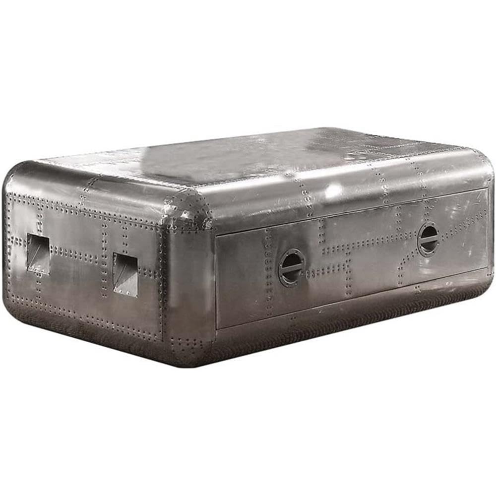 Acme Brancaster Square Coffee Table in Aluminum Acme