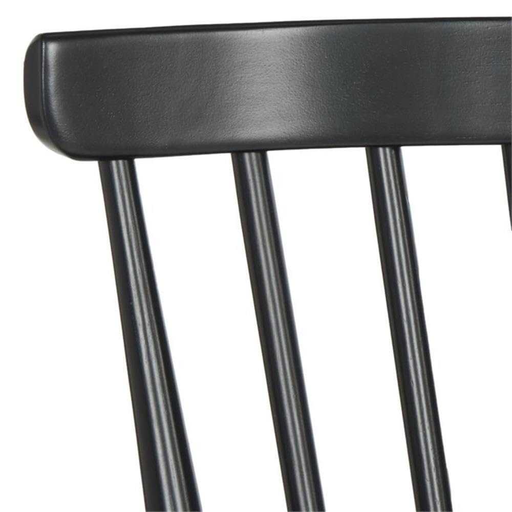 Safavieh American Homes Collection Addison Spindle Back Settee, 0, Black Safavieh